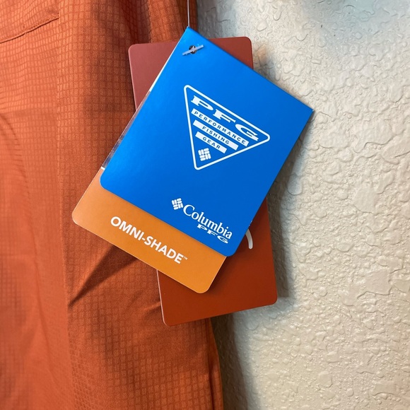 NWT Columbia PFG Texas Longhorns Shirt Boys L14/16 - Picture 6 of 7